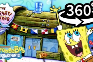 Go 360° Inside the Krusty Krab! ? | Official SpongeBob VR Video