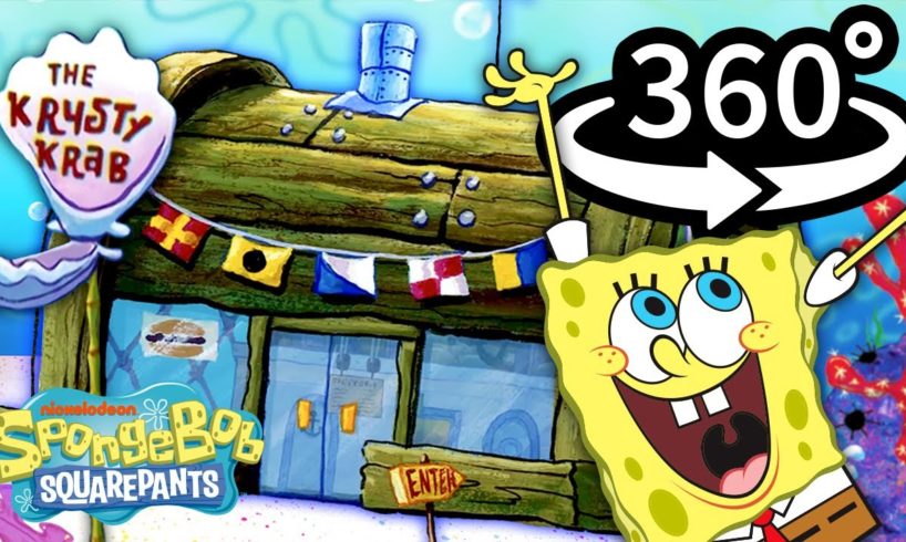 Go 360° Inside the Krusty Krab! ? | Official SpongeBob VR Video