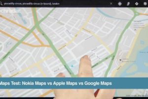 Apple Maps vs Google Maps vs Nokia Maps Test Comparison