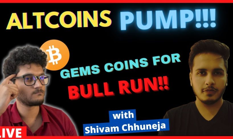 ALTCOINS PUMP HARD | Bitcoin Update | Best Alts to Buy Crypto market | LIVE Hindi | DOGE SOL ADA KSM