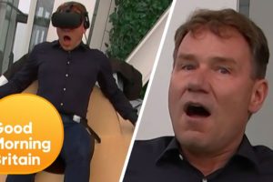 Reporter Left Terrified by Virtual Reality Simulator! | Good Morning Britain