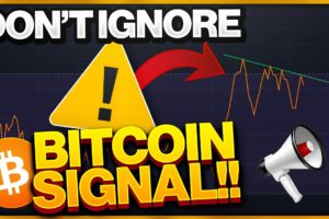 TO ALL BITCOIN TRADERS DON'T IGNORE THIS SIGNAL!!!!!!!!!!!!!