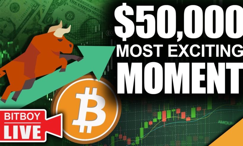 $50k Bitcoin Most Exciting Moment (Bull Run In FULL Effect)