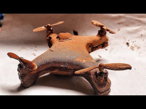 Restoration abandoned old broken Flycam camera | Retro console Flycam Drones restore and repair