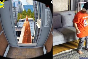 Almer Mainan VR di Suatu Gedung yang Tinggi - Virtual Reality Game