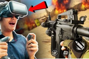 I played SHOOTER GAMES in VIRTUAL REALITY BOX ! The best budget VR BOX ever !!!