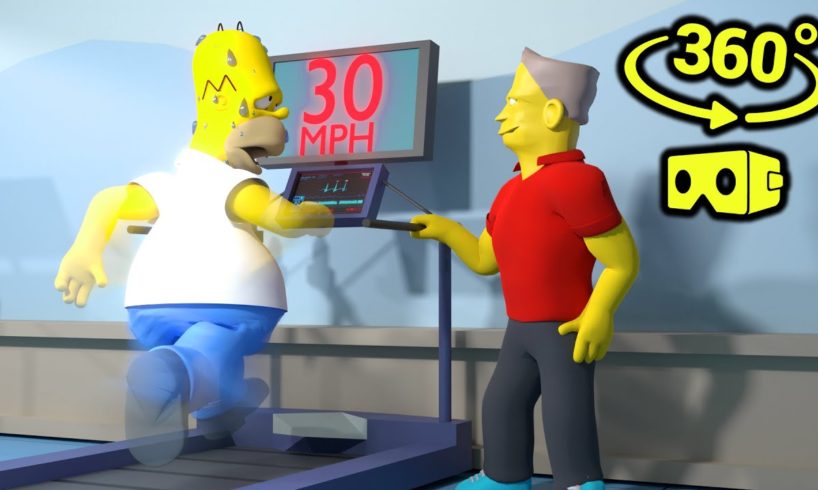Homer Simpson Buying Treadmill(VR/360° Video)