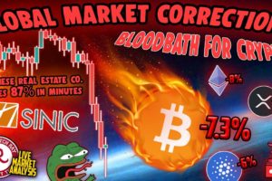 Bitcoin Live : BTC DUMP, Crypto Crash, Stocks Major Sell off, China Real-Estate