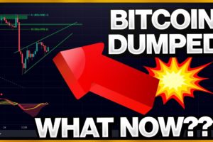 BITCOIN DUMPED!!!!!! CORRECTION OVER ?!?!?! WATCH THESE LEVELS!!!