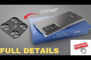 Vivo Flying Camera phone, 200MP | Worlds FIRSTying || Drone Camera Phone, 6000 mAh 12GB Ram,52GB