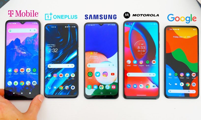 Best Budget 5G Smartphones (Late 2021) ALL Prices!