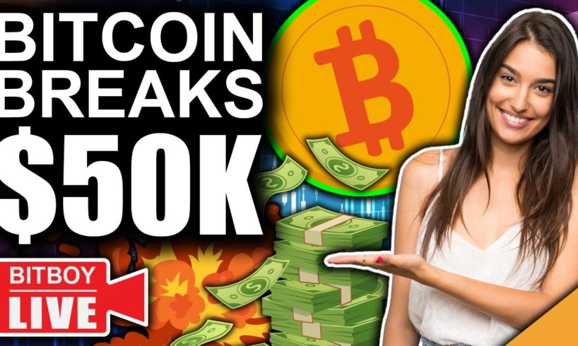 Bitcoin Breaks $50,000!!!! (Fed To Use XRP Tech?!)