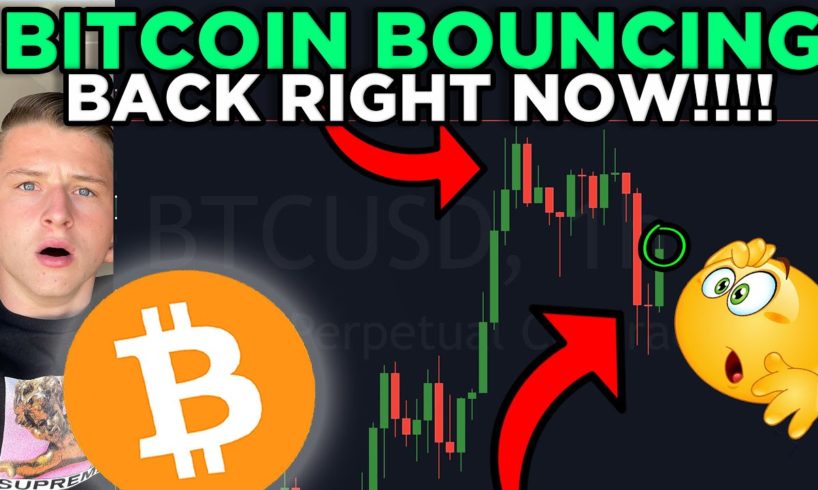 IMPORTANT: BITCOIN BOUNCING BACK!! IS THIS THE START OF THE NEXT LEG UP??