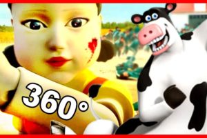 360° SQUID GAME but it's a funny cow (MEME)