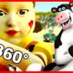 360° SQUID GAME but it's a funny cow (MEME)