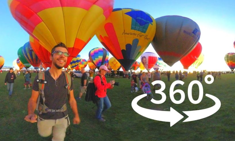 Visit The Albuquerque Balloon Fiesta 2021 in 360 Virtual Reality