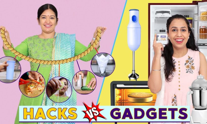 Hacks vs Gadgets - Money Saving Kitchen TIPS and TRICKS | CookWithNisha