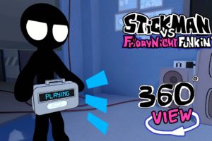 Stickman Vs Friday Night Funkin'  360° Animation