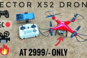 Drone With Camera At. 2999/- | Tector Drone Unboxing, Set-up & Fly Test.