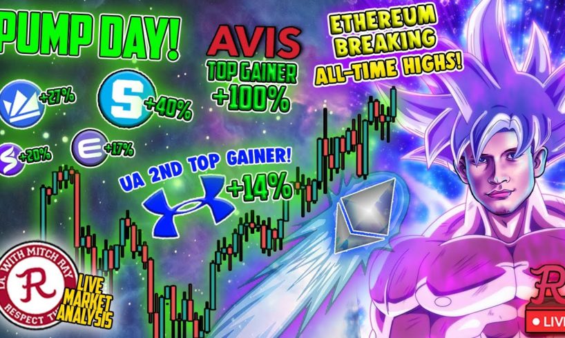 Bitcoin Live : Ethereum (ETH) All Time Highs!! S&P 500 ATH AGAIN!