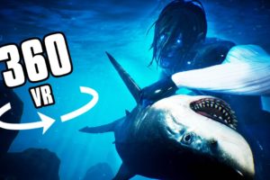 360° VR - OCEAN TITAN ATTACKS SHARK! | Virtual Reality Experience