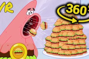 360° Video || Krabby Patty Contest - SpongeBob SquarePants VR