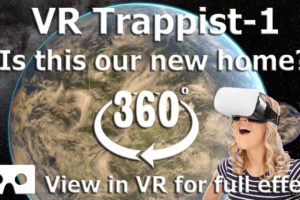 360 Video - Journey to Trappist-1 Solar System  - Virtual Reality 4k