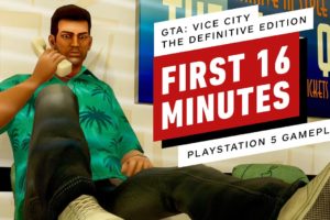 Grand Theft Auto Vice City: Definitive Edition - First 16 Minutes of Gameplay on PS5 (4K)