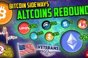 Bitcoin Live : Altcoins Recover Some, Veterans Day Stream, BTC Sideways