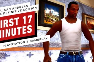 Grand Theft Auto San Andreas: Definitive Edition - First 17 Minutes of Gameplay on PS5 (4K)