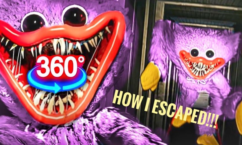 360° VR | How I ESCAPED Kissy Missy from Poppy Playtime Chapter 2 (SAD END)