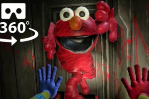 Poppy Playtime BUT ELMO Is Chasing you! | 360 Degree VR