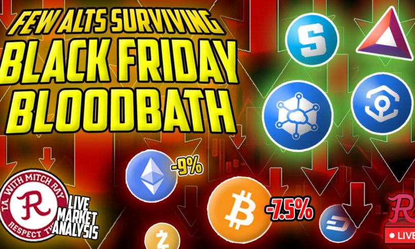 Bitcoin Live : Black Friday Sale On Everything! BTC, ETH, Oil, Stocks Dumped.