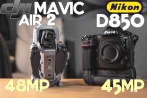 Nikon D850 vs DJI Mavic Air 2 - how this new drone camera sensor stacks up to a professional DSLR