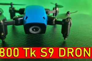 ৩৮০০ টাকায় S9 WiFi MIni Drone Camera , Sound Less Drone S9 Mini Drone, Water Prices