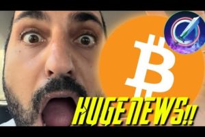 INSANELY HUGE NEWS FOR BITCOIN!!!! (My trades & $MCRT TECHNICALS)