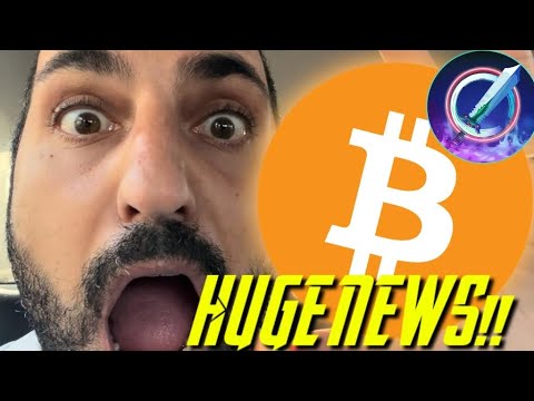 INSANELY HUGE NEWS FOR BITCOIN!!!! (My trades & $MCRT TECHNICALS)