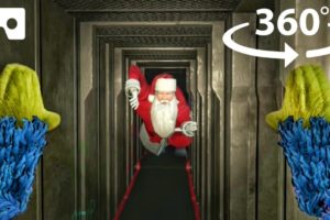 360° VR Huggy is on the Naughty List! Poppy Playtime Santa Vs Huggy