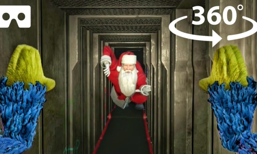 360° VR Huggy is on the Naughty List! Poppy Playtime Santa Vs Huggy