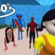 Squid Game VR 360 in minecraft  spider man / huggy wuggy / momo