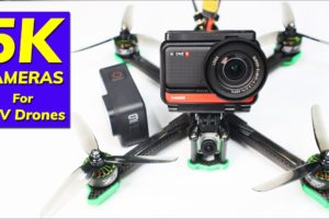 5K FPV Drone Camera - Insta360 One R vs GoPro Hero 9 - Comparison