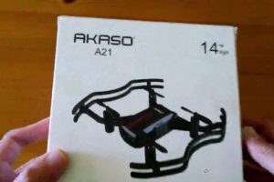 AKASO A21 Mini Quadcopter Drone Camera Live Video Review, Great Beginnger Quadcopter