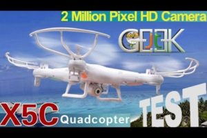 Drone camera espion Syma X5C test par GLG