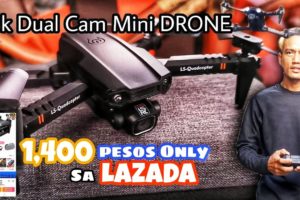 Murang Drone sa Lazada pwedeng pang blogs | 4K Double Camera HD XT6 WIFI FPV Drone | UNBOXING/TEST
