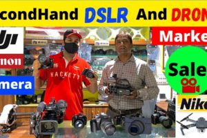 SecondHand DSLR CAMERA And DRONE CAMERA Market🔥/LUCKNOW Used Vlogging Camera📸/Cheapest DSLR Shop❗️