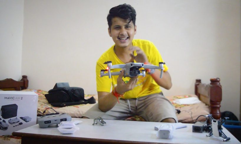 Unboxing my New Drone camera | DJI MAVIC AIR 2 | IN NEPAL |
