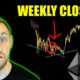 BITCOIN WEEKLY CLOSE! (CRYPTO STILL IN OUR RANGE)