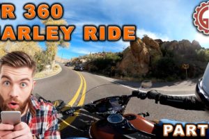 VR 360 Motorcycle Desert Mountain Ride Virtual Reality Part 1