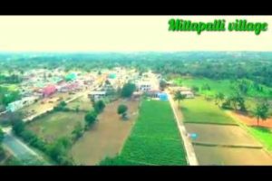 My village shoot by a drone camera View