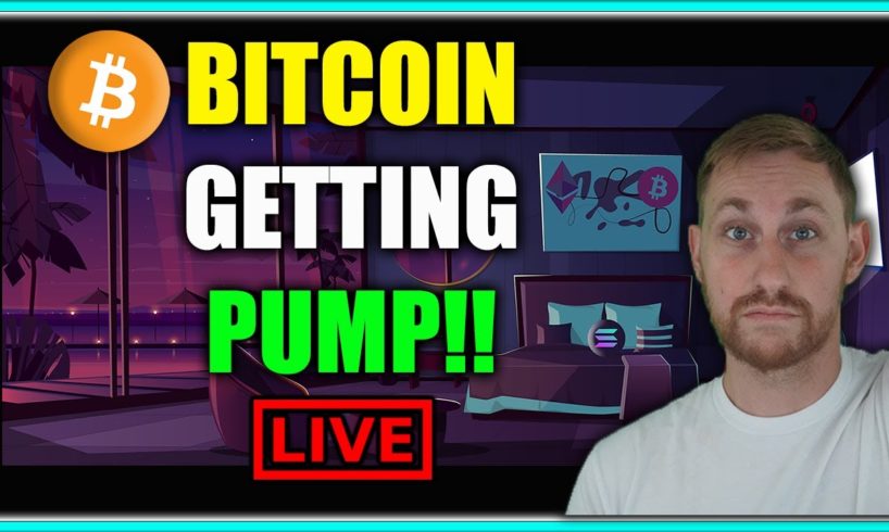 BITCOIN GETTING PUMP! (NOT OUT OF WOODS YET)